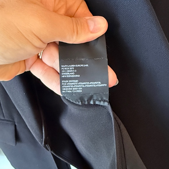 Club Monaco Women's Jowdie Double Breasted Tailored Black Blazer - Picture 10 of 10